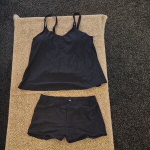 Women's Black Tankini
